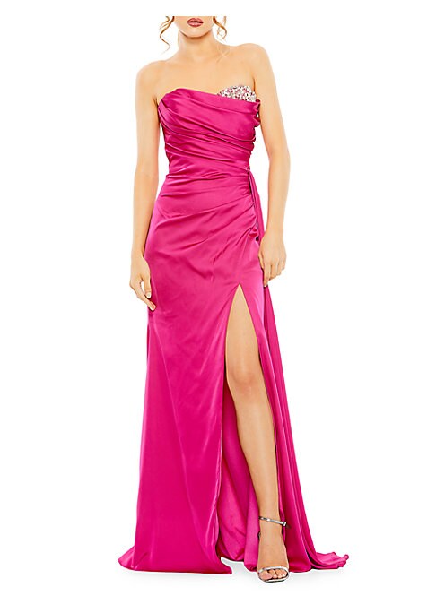 Embellished Satin Elegance