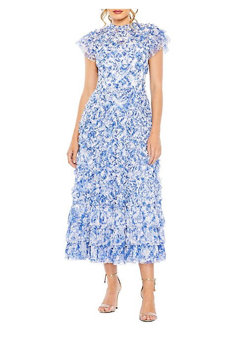 Elegant Ruffle Cocktail Dress