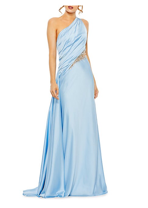 Chic Satin Evening Dress