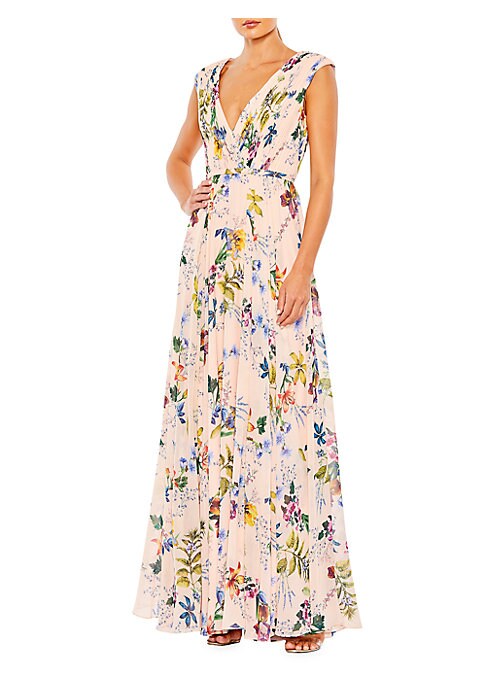 Whimsical Floral Maxi Dress