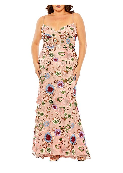 Floral Elegance Gown