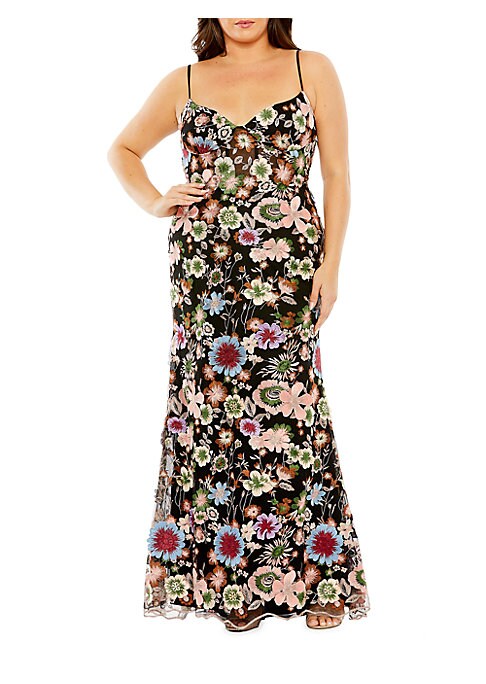 Floral Elegance Gown