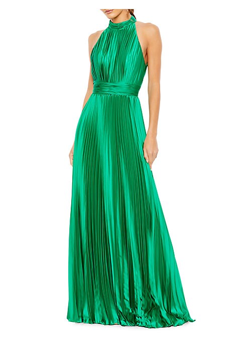 Elegant Satin A-line Gown