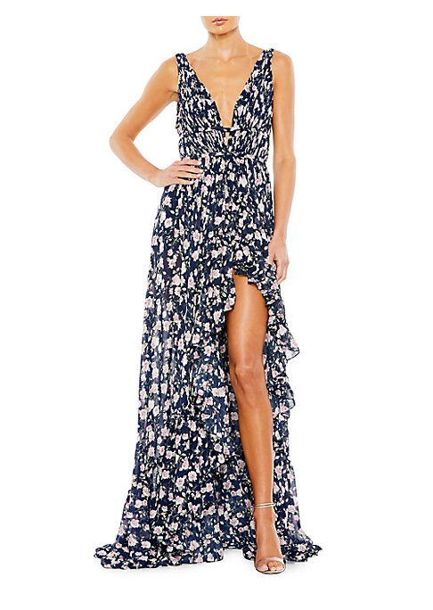 Ruffled Floral Elegance