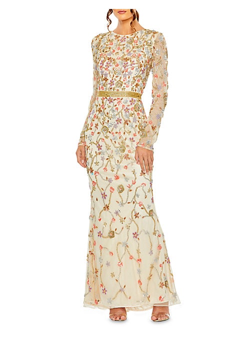 Glam Sequin Evening Dress