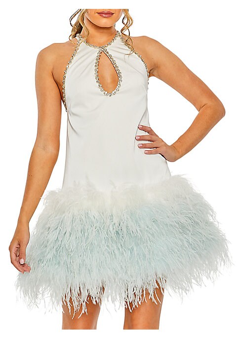 Crystal Feather Dress