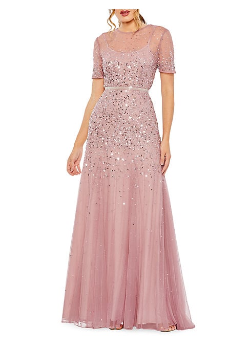 Sparkling Pleated Dress