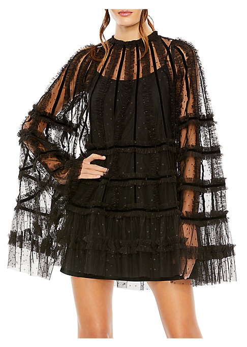 Dotted Tulle Bell Dress