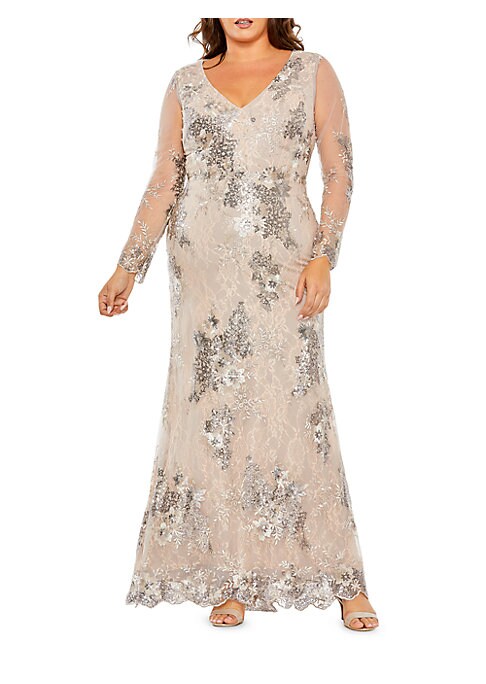 Elegant Lace Evening Dress