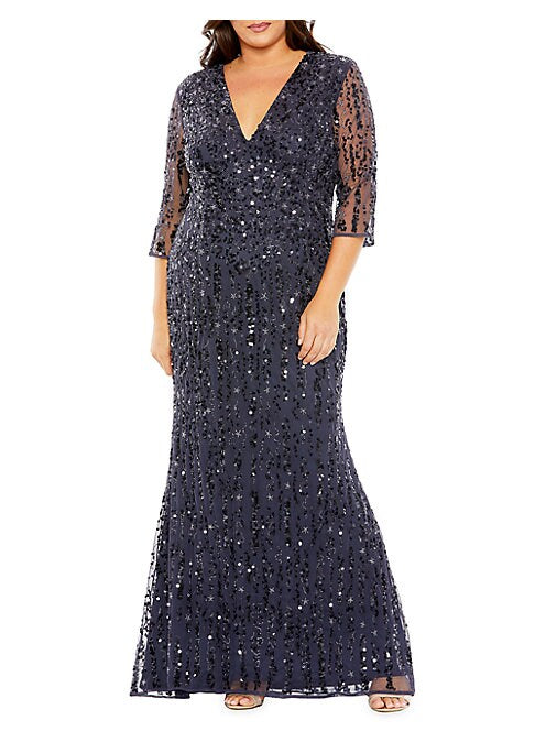 Glamorous Sequin Evening Gown
