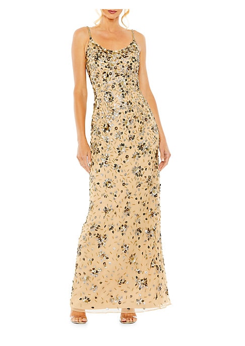 Floral Sparkle Gown