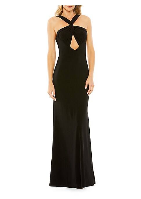 Sleek Halter Gown