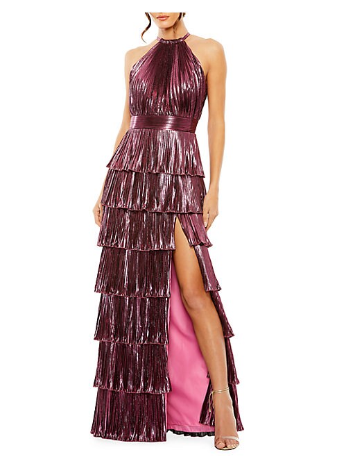 Glamorous Slit Evening Dress