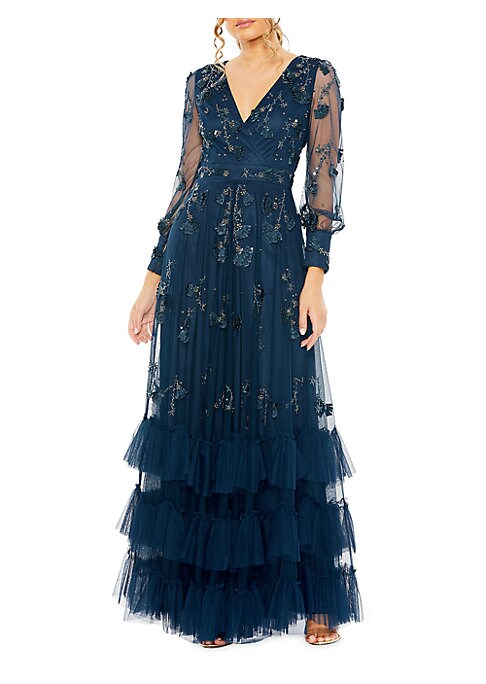 Floral Elegance Gown