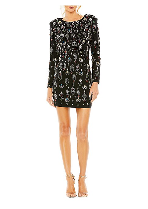 Glam Shoulder Minidress