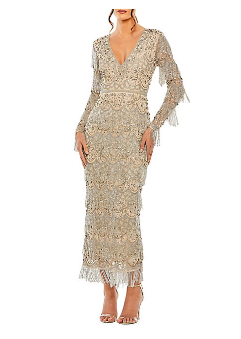 Glamorous Fringe Maxi Dress