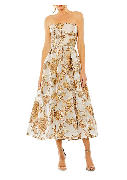Floral Fit-and-Flare Dress