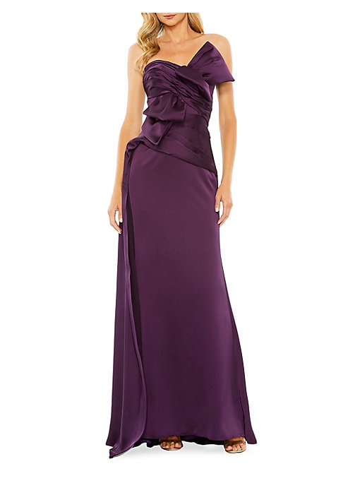 Elegant Bow Evening Gown
