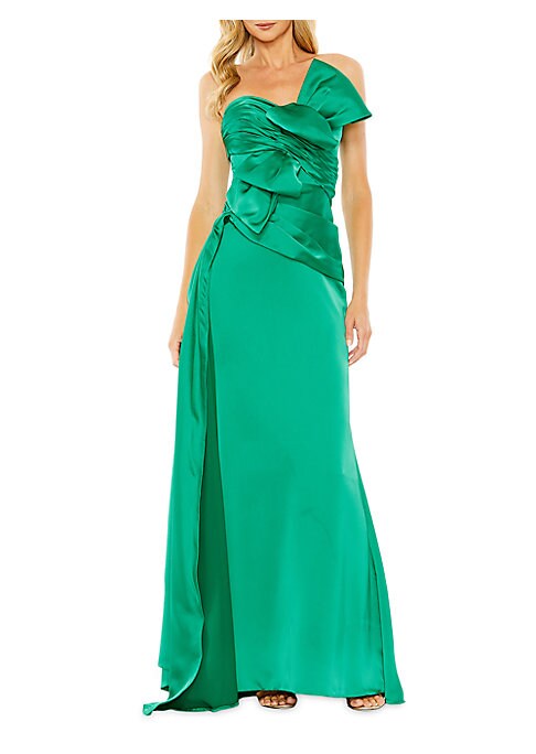 Chic Satin Bow Dress