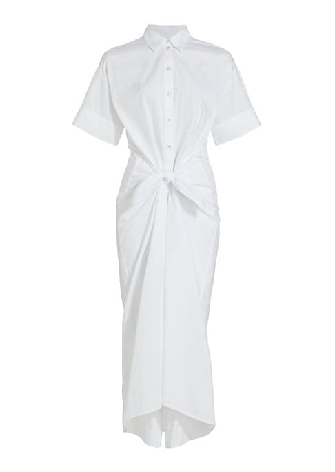 Chic Cinched Cotton Dress