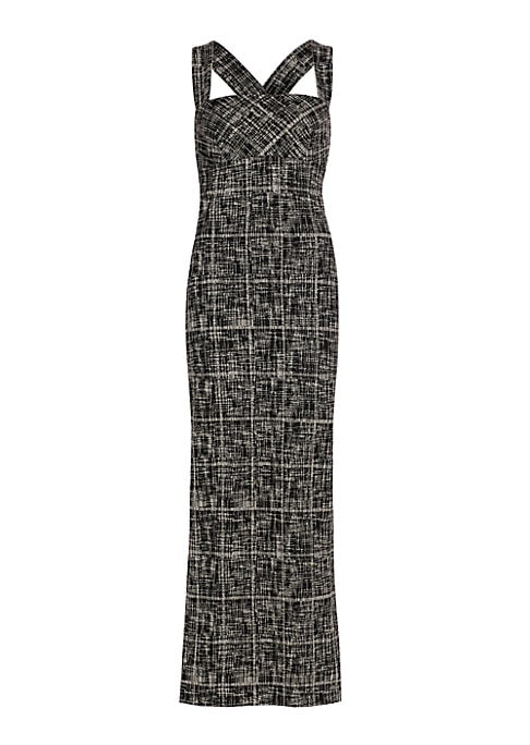 Chic Plaid Maxi Dress