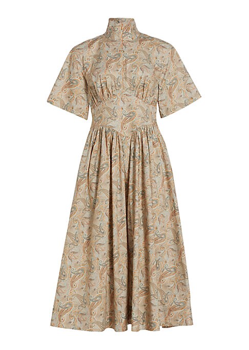Vintage Paisley Dress
