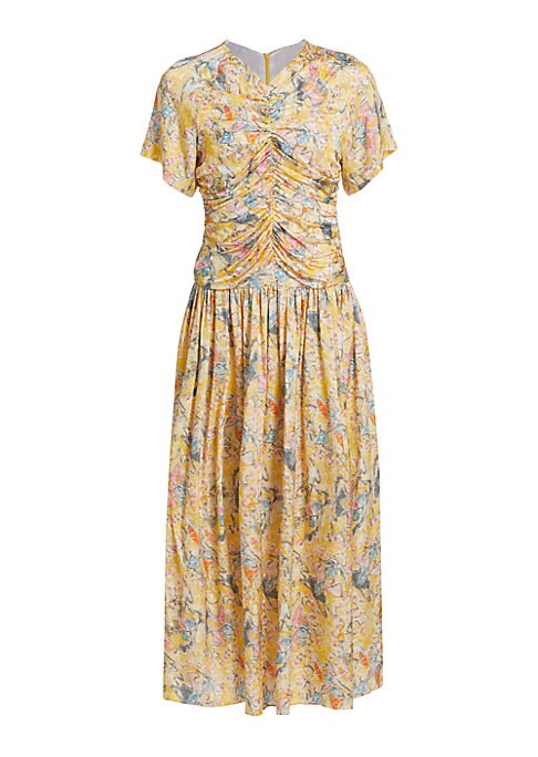 Vintage Floral Elegance Dress