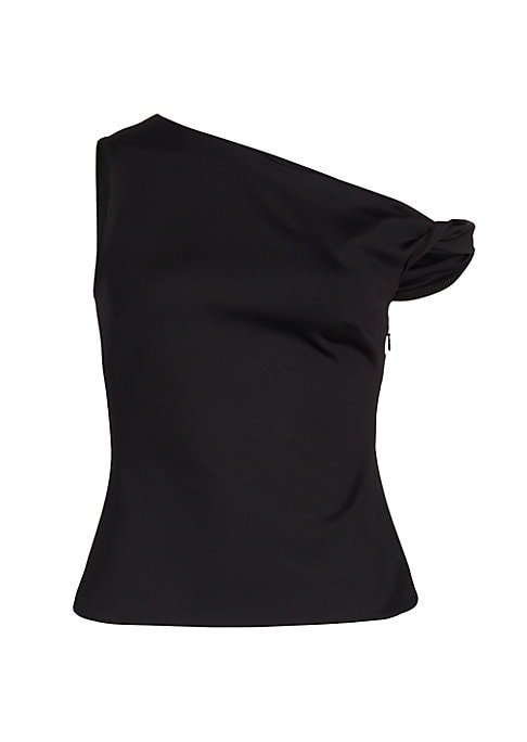 Twisted Asymmetrical Scuba Top