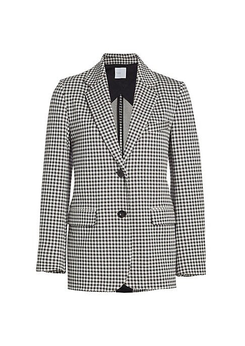 Gingham Chic Blazer