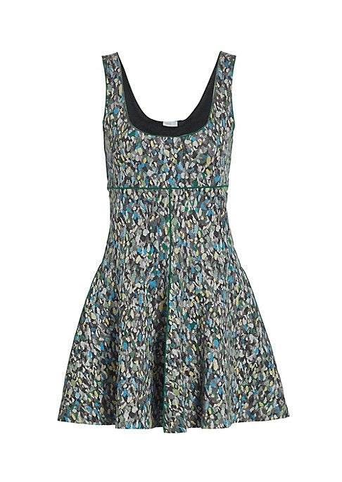 Dotted Flare Dress