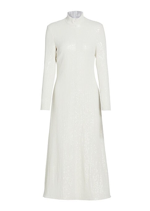 Sparkling Turtleneck Maxi Dress