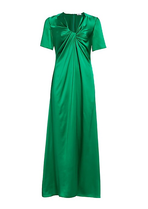 Lustrous Twisted Evening Dress