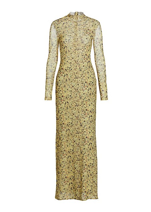 Chic Mesh Maxi Dress