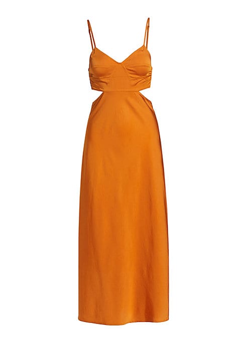 Breezy Cutout Midi Dress