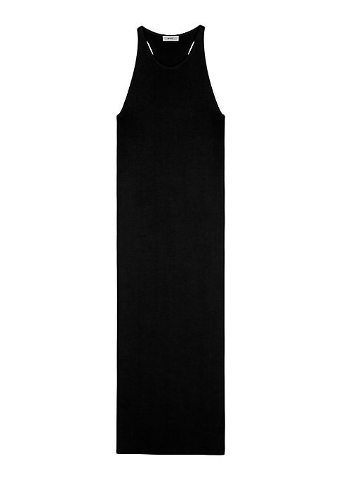 Sleek Cotton Midi Dress