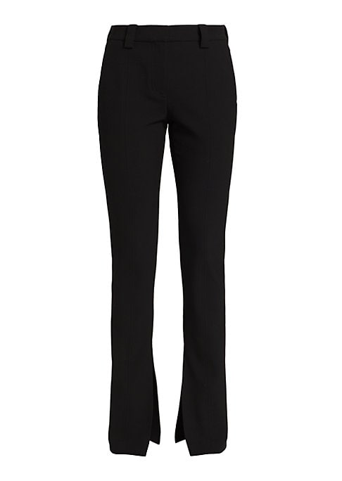 Flare Split-Hem Trousers