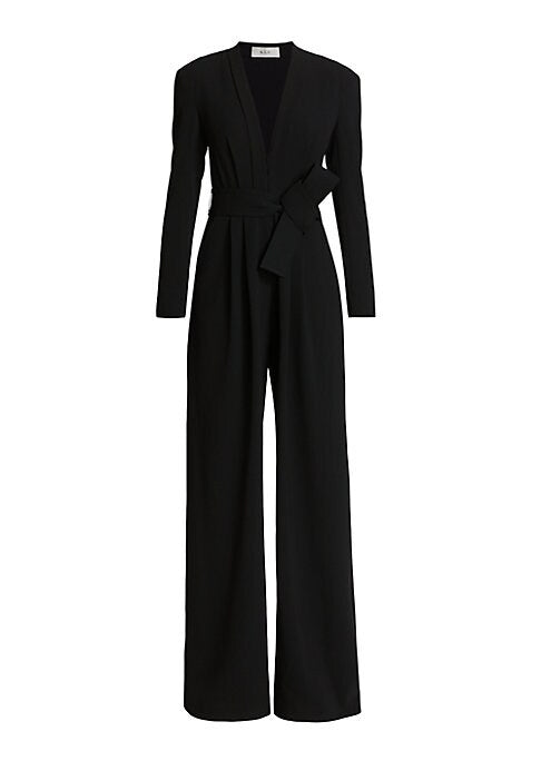 Chic Wide-Leg Crepe Jumpsuit