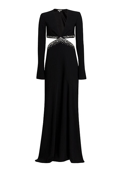 Glamorous Crystal Cut-Out Dress