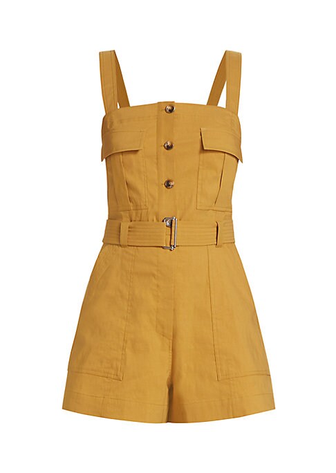 Belted Cargo Chic Romper