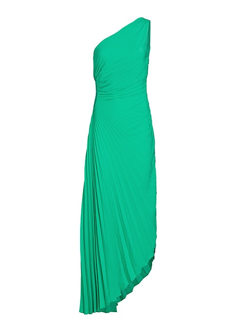 Satin Chic Asymmetrical Gown