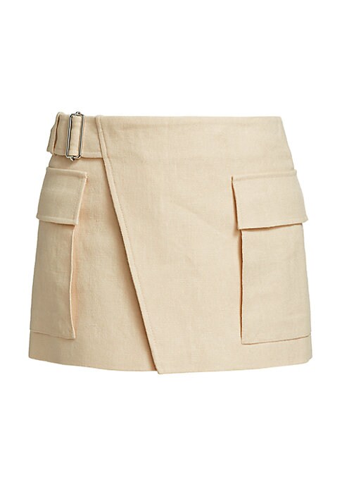 Cargo Wrap Mini Skirt
