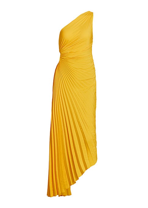 Asymmetric Satin Elegance