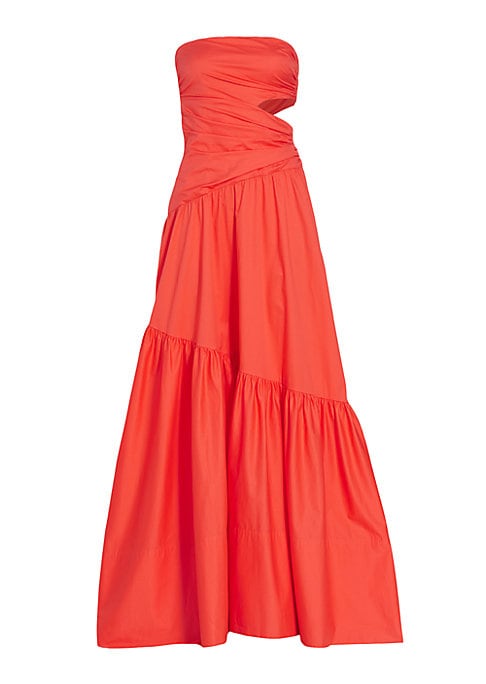 Asymmetric Charm Maxi Dress