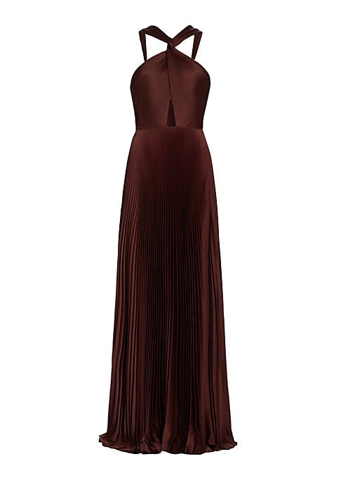 Elegant Pleat Gown