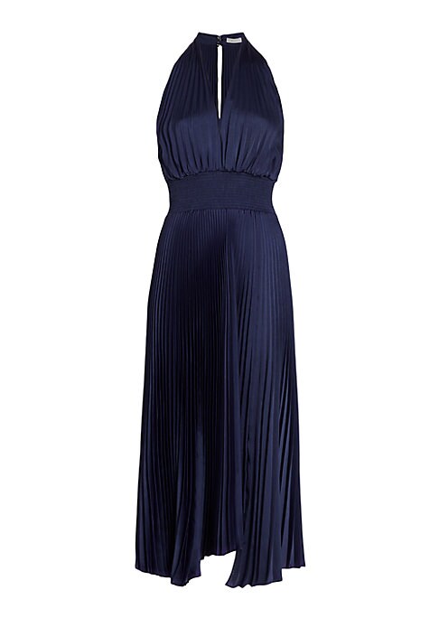 Elegance in Satin Midi-Dress