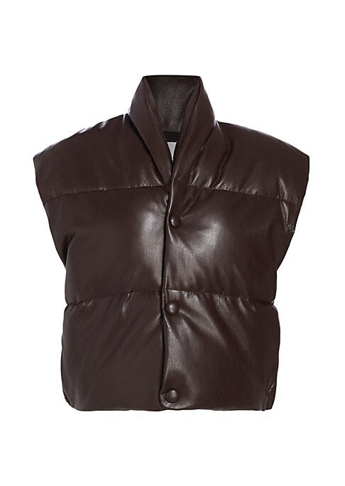 Chic Faux Leather Vest