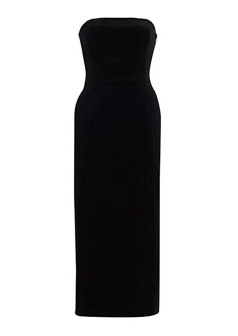 Chic Strapless Column Dress