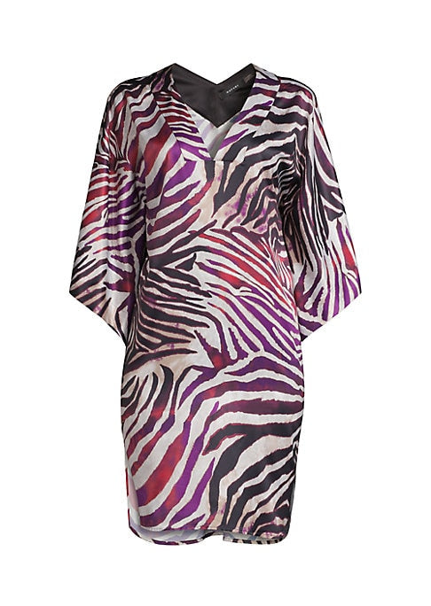 Zebra Ombre Caftan Dress