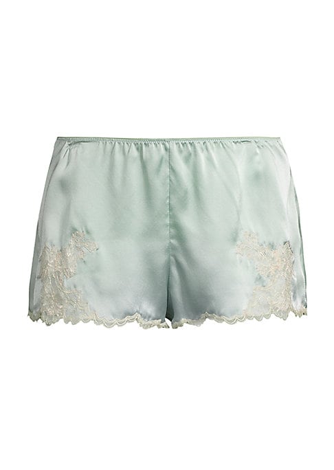 Silky Lace-Touch Shorts