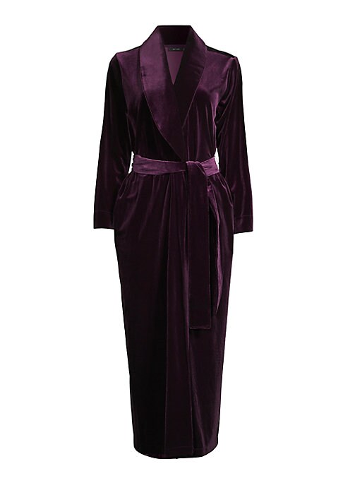 Chic Velvet Wrap Robe